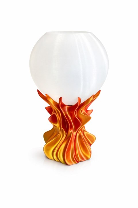 Designerska Lampa 3D ORB w kolorze Magic Silk Mistic Fire