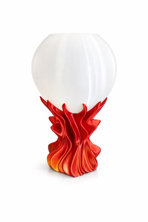 Designerska Lampa 3D ORB w kolorze Magic Silk Mistic Fire