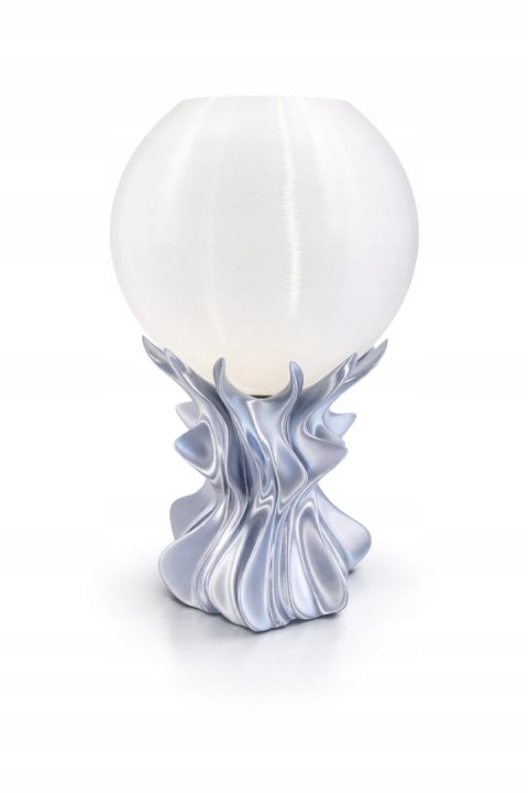 Designerska Lampa 3D ORB w kolorze Rainbow Silk Silver