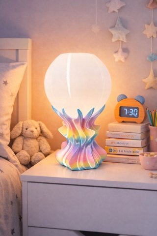 Designerska Lampa 3D ORB w pastelowych kolorach