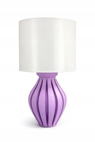 Lampa stołowa Druktronic Lumirivo Lawendowa druk 3D klosz gładki