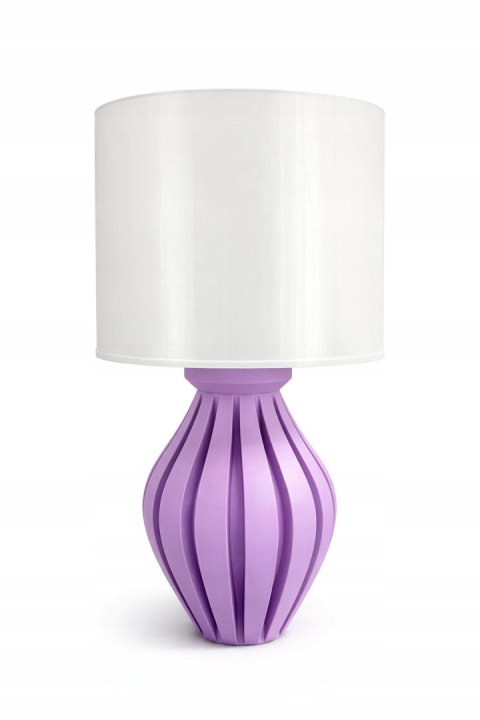 Lampa stołowa Druktronic Lumirivo Lawendowa druk 3D klosz gładki