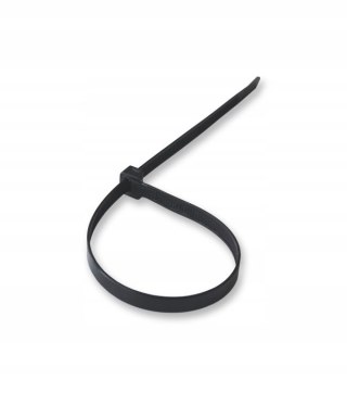 Opaska kablowa premium bezhalogenowa 165x2.5mm czarna UV
