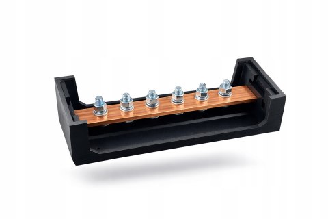 Busbar 6P 300A 70V M8 5x30mm PLUS MINUS DRUKTRONIC magazyn energii