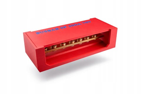 Busbar 6P 300A 70V M8 5x30mm PLUS MINUS DRUKTRONIC magazyn energii