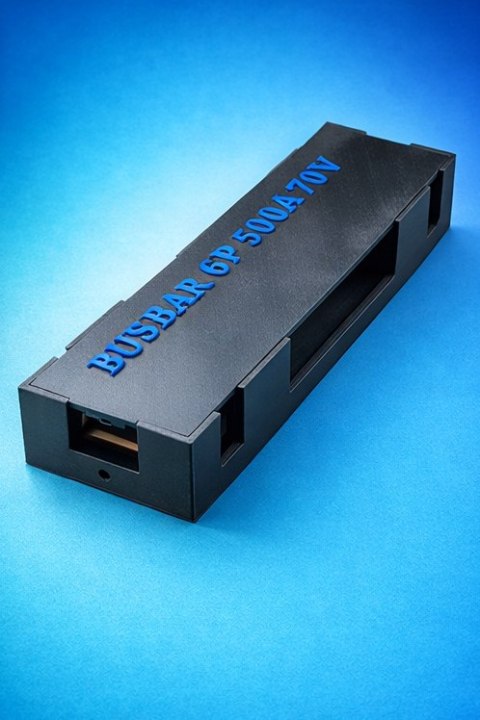 Busbar 6P 500A 70V M8 M10 10x30mm PLUS MINUS DRUKTRONIC magazyn energii