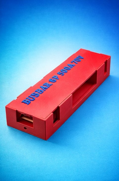 Busbar 6P 500A 70V M8 M10 10x30mm PLUS MINUS DRUKTRONIC magazyn energii