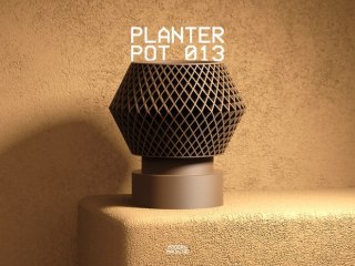 Doniczka 3D Planter Pot 013 - na zamówienie, indywidualna wycena