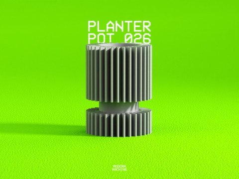 Doniczka 3D Planter Pot 026 - na zamówienie, indywidualna wycena
