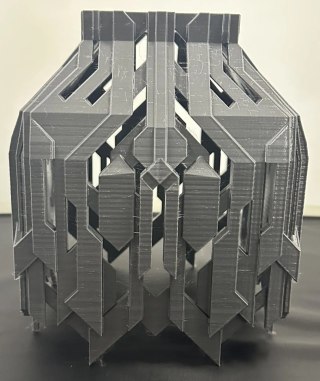Klosz oświetleniowy 3D Uplink szary