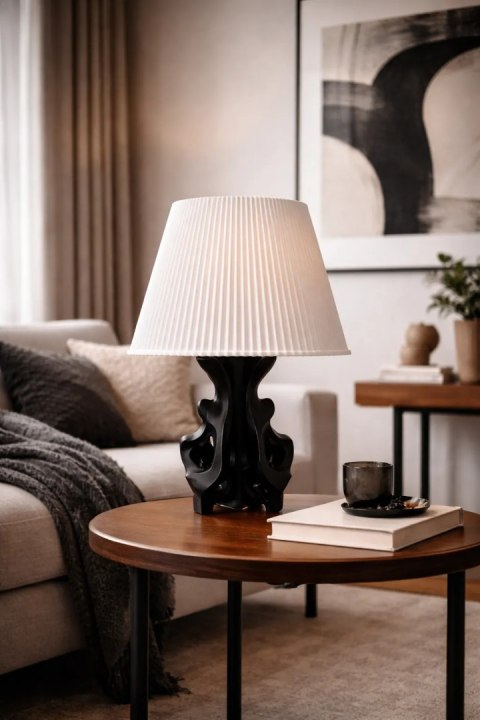 Lampa Flutter Black - elegancja i nowoczesna forma w druku 3D