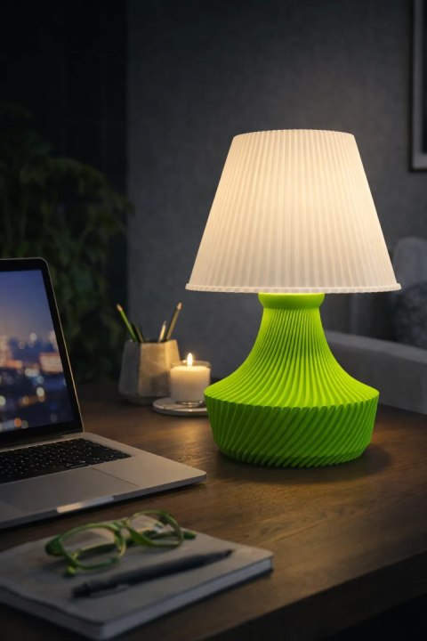 Lampa Stołowa DRUKTRONIC IRISPHERE Green Druk 3D