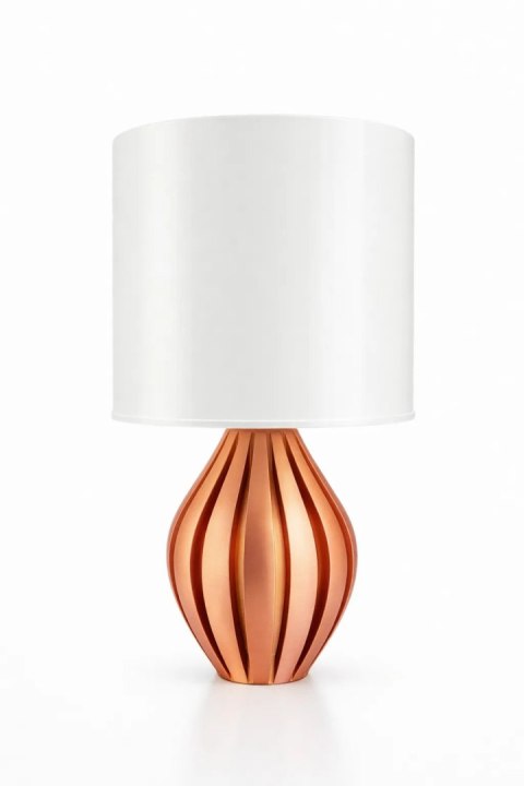 Lampa Stołowa Okomi Copper kolor miedziany silk