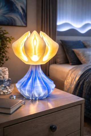 Lampa stołowa Druktronic Glacielle Aura Frozen