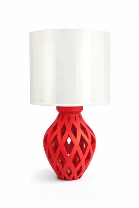 Lampa stołowa Druktronic Neovira Grid Karmin Red