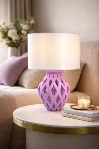 Lampa stołowa Druktronic Neovira Grid Lawendowa