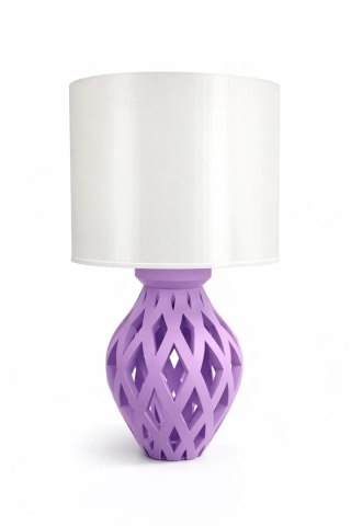 Lampa stołowa Druktronic Neovira Grid Lawendowa