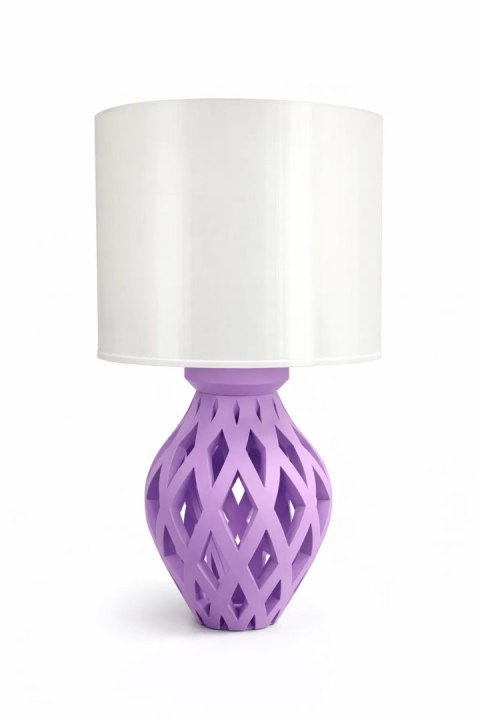Lampa stołowa Druktronic Neovira Grid Lawendowa