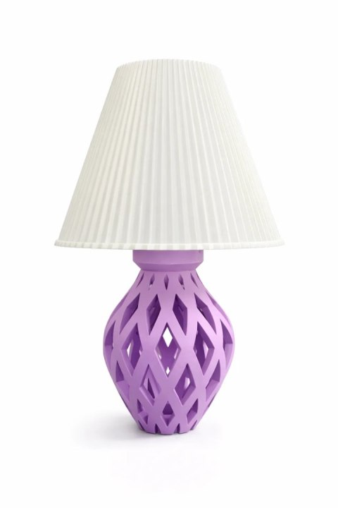 Lampa stołowa Druktronic Neovira Grid Lawendowa