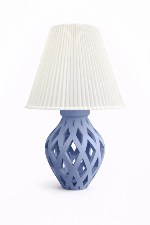 Lampa stołowa Druktronic Neovira Grid Nordic Blue
