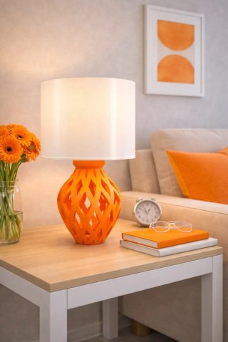 Lampa stołowa Druktronic Neovira Grid Orange