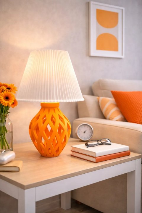 Lampa stołowa Druktronic Neovira Grid Orange