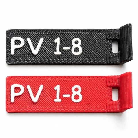 Oznaczniki PV 1 - numery 1-12 - ASA, komplet 20 szt.
