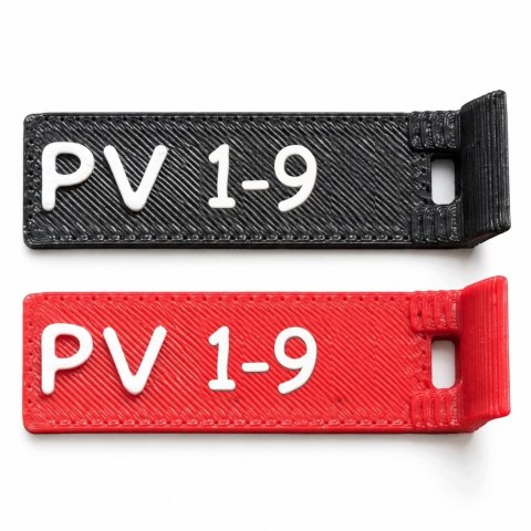 Oznaczniki PV 1 - numery 1-12 - ASA, komplet 20 szt.