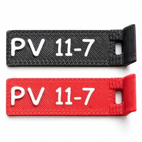 Oznaczniki PV 11 - numery 1-12 - ASA, komplet 20 szt.