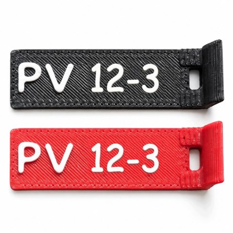 Oznaczniki PV 12 - numery 1-12 - ASA, komplet 20 szt.