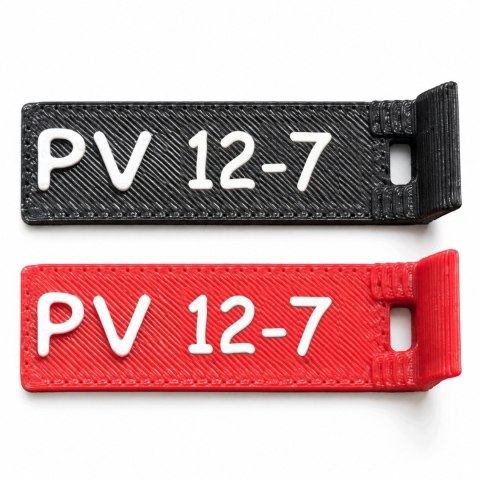 Oznaczniki PV 12 - numery 1-12 - ASA, komplet 20 szt.