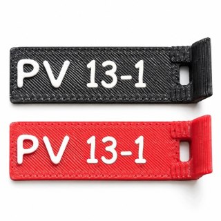 Oznaczniki PV 13 - numery 1-12 - ASA, komplet 20 szt.