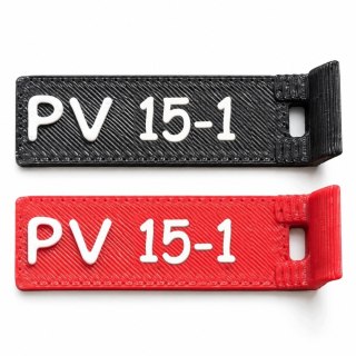 Oznaczniki PV 15 - numery 1-12 - ASA, komplet 20 szt.