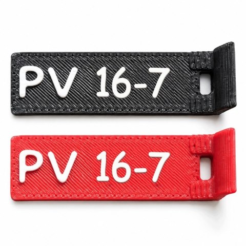 Oznaczniki PV 16 - numery 1-12 - ASA, komplet 20 szt.