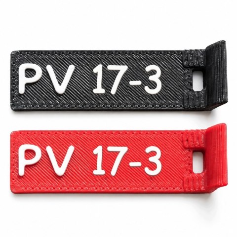Oznaczniki PV 17 - numery 1-12 - ASA, komplet 20 szt.