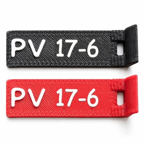 Oznaczniki PV 17 - numery 1-12 - ASA, komplet 20 szt.
