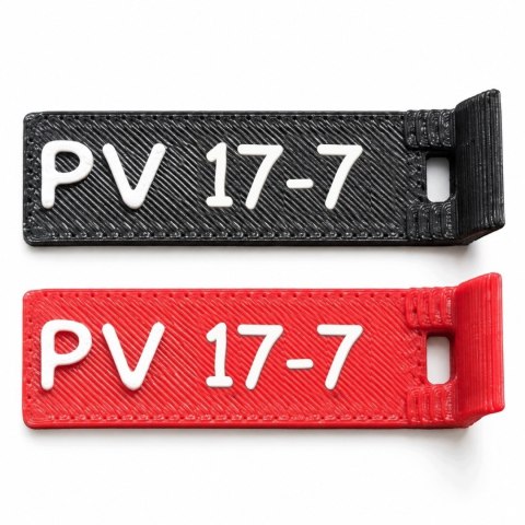 Oznaczniki PV 17 - numery 1-12 - ASA, komplet 20 szt.