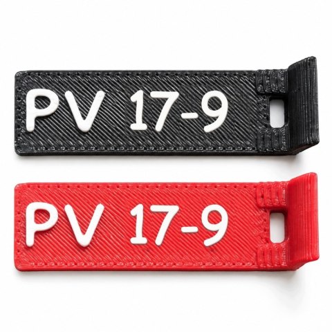 Oznaczniki PV 17 - numery 1-12 - ASA, komplet 20 szt.