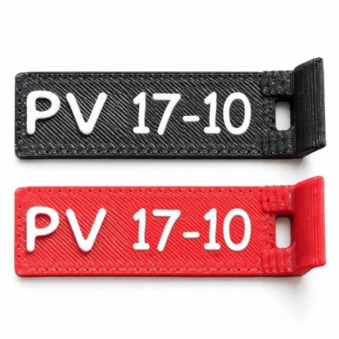 Oznaczniki PV 17 - numery 1-12 - ASA, komplet 20 szt.