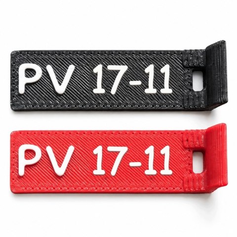 Oznaczniki PV 17 - numery 1-12 - ASA, komplet 20 szt.