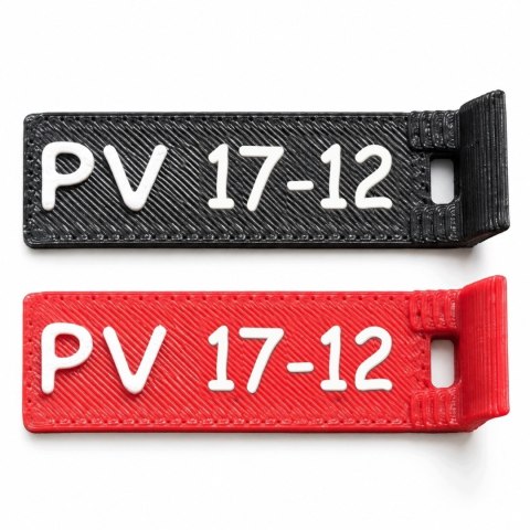 Oznaczniki PV 17 - numery 1-12 - ASA, komplet 20 szt.