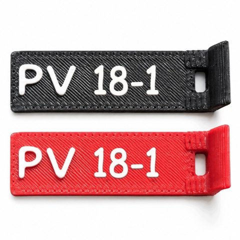 Oznaczniki PV 18 - numery 1-12 - ASA, komplet 20 szt.