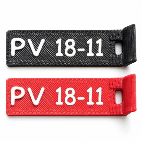 Oznaczniki PV 18 - numery 1-12 - ASA, komplet 20 szt.