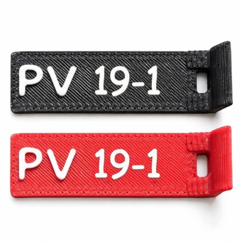 Oznaczniki PV 19 - numery 1-12 - ASA, komplet 20 szt.