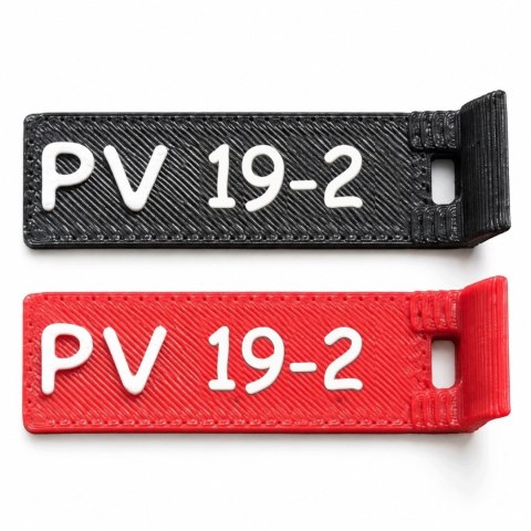 Oznaczniki PV 19 - numery 1-12 - ASA, komplet 20 szt.