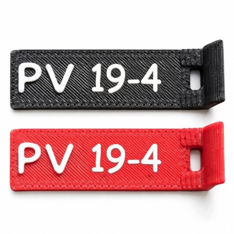 Oznaczniki PV 19 - numery 1-12 - ASA, komplet 20 szt.