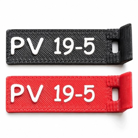 Oznaczniki PV 19 - numery 1-12 - ASA, komplet 20 szt.