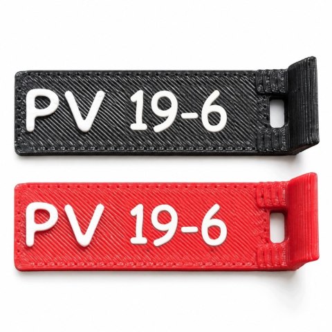 Oznaczniki PV 19 - numery 1-12 - ASA, komplet 20 szt.