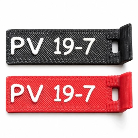 Oznaczniki PV 19 - numery 1-12 - ASA, komplet 20 szt.