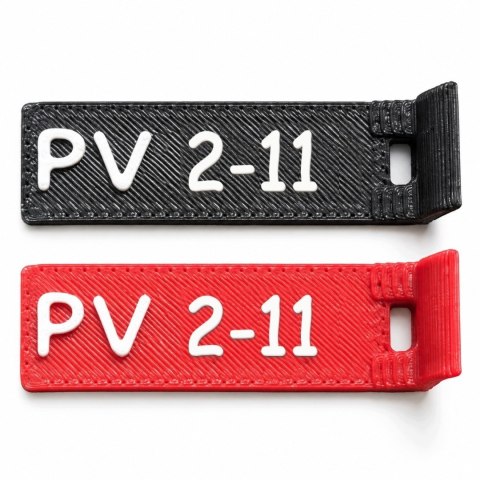 Oznaczniki PV 2 - numery 1-12 - ASA, komplet 20 szt.
